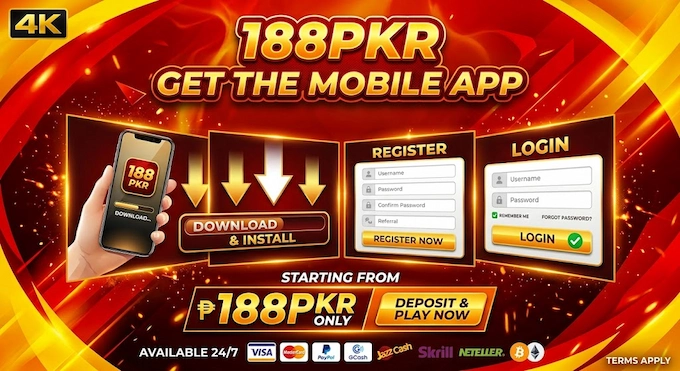 188PKR Download & Register