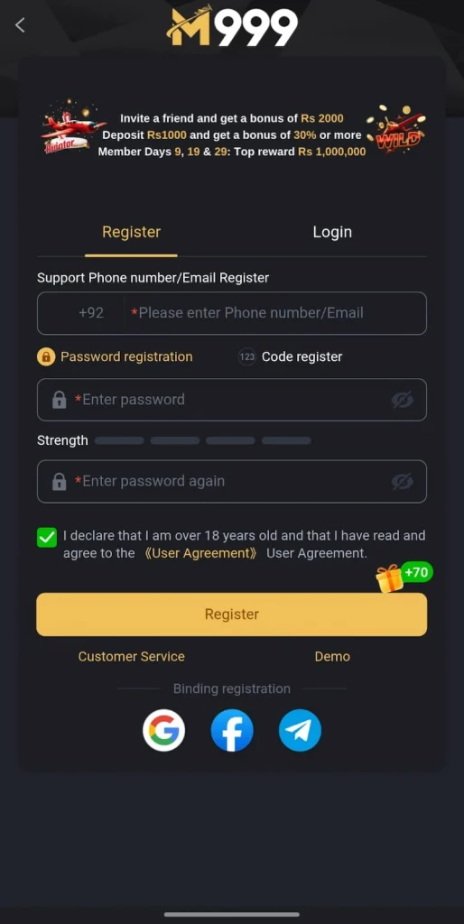 M999 Register