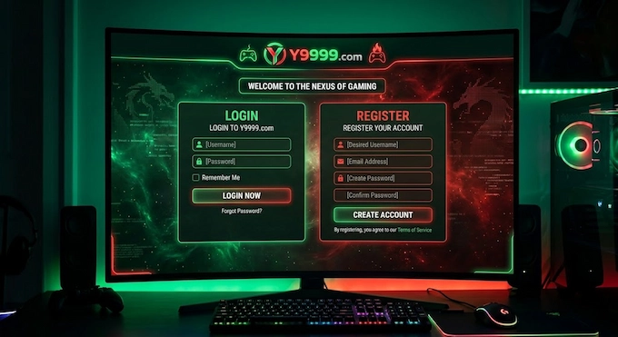 Y9999 Register & Login
