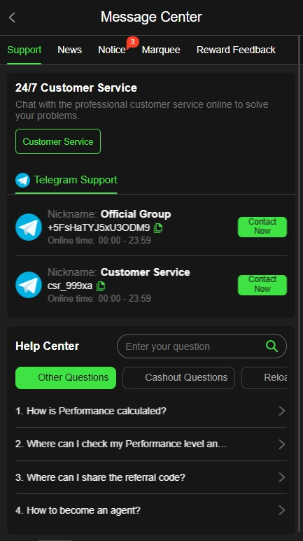 999XA Costumer Service