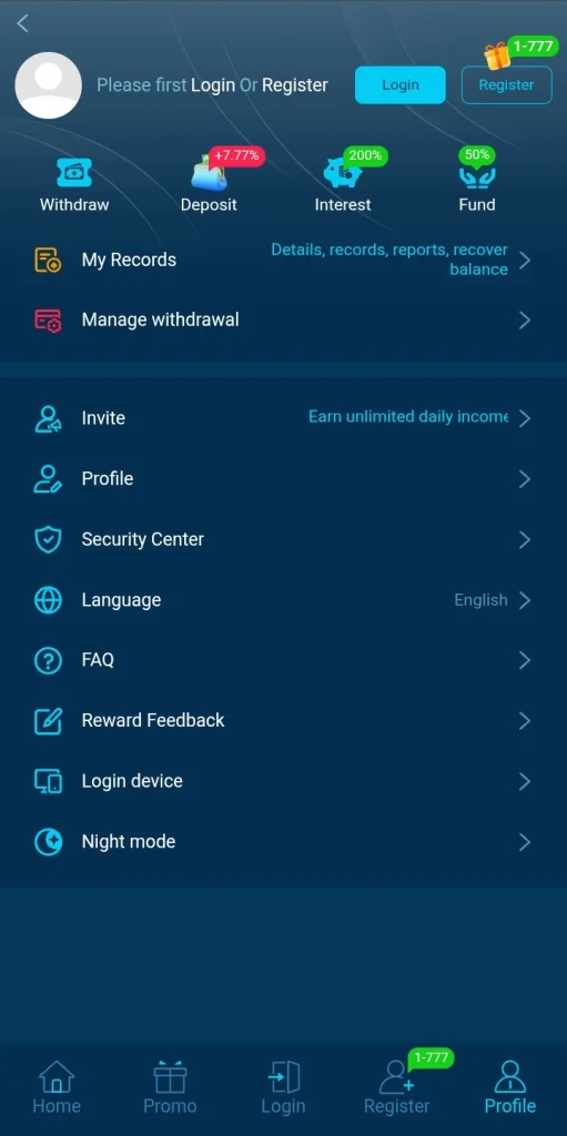 966PK Register & Login
